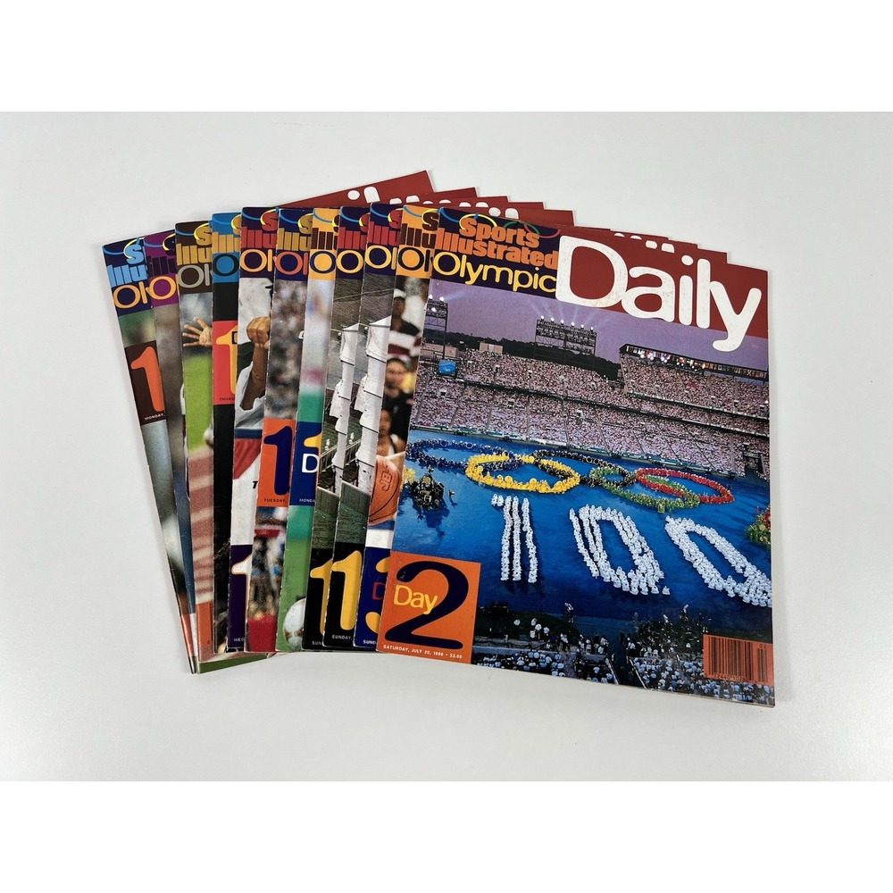Sports Illustrated Olympic Daily 1996 Lot Of 11 Magazine Atlanta Olympics